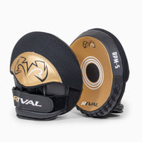 Punch mitts Rival parabolic RPM5 2.0 Black-Gold-Combat Arena