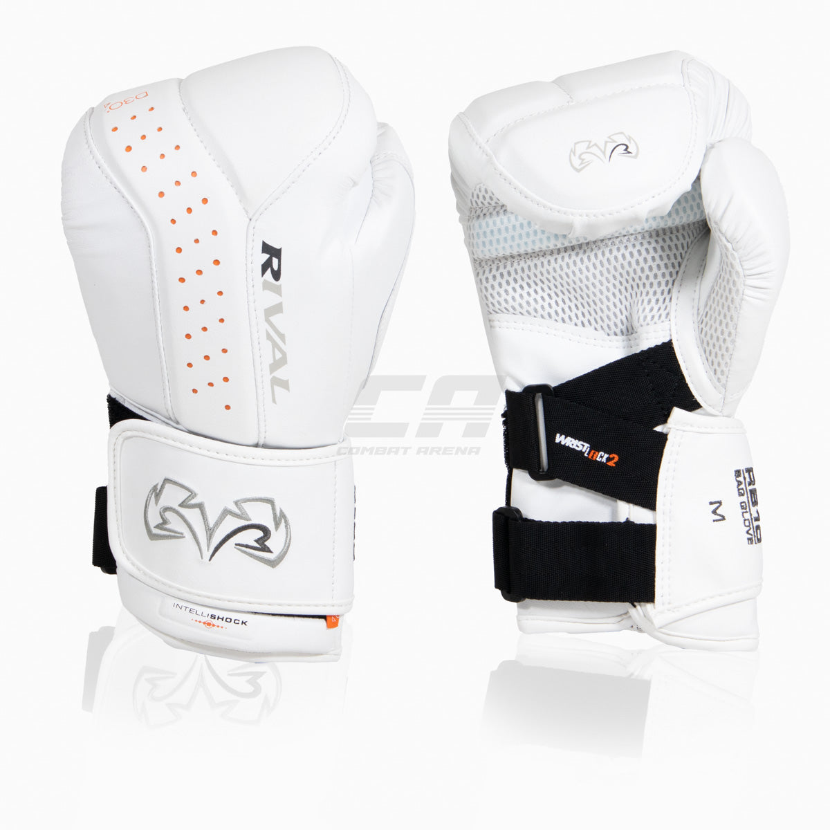 Bag gloves Rival RB10 Intelli-Shock White – Combat Arena