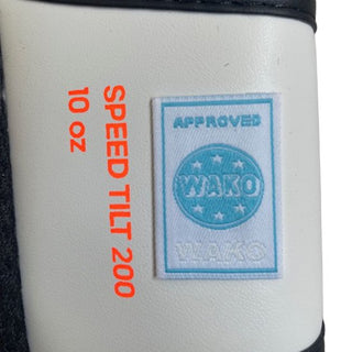 Boxing gloves Adidas Speed Tilt 200 WAKO 10 Oz Black-white-red 