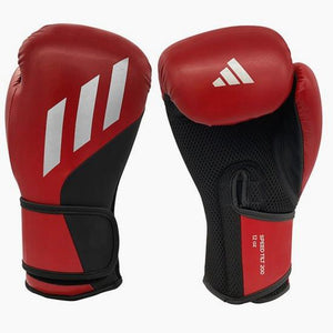Boxing gloves Adidas Speed Tilt 200 WAKO 10 Oz Red-black-silver 
