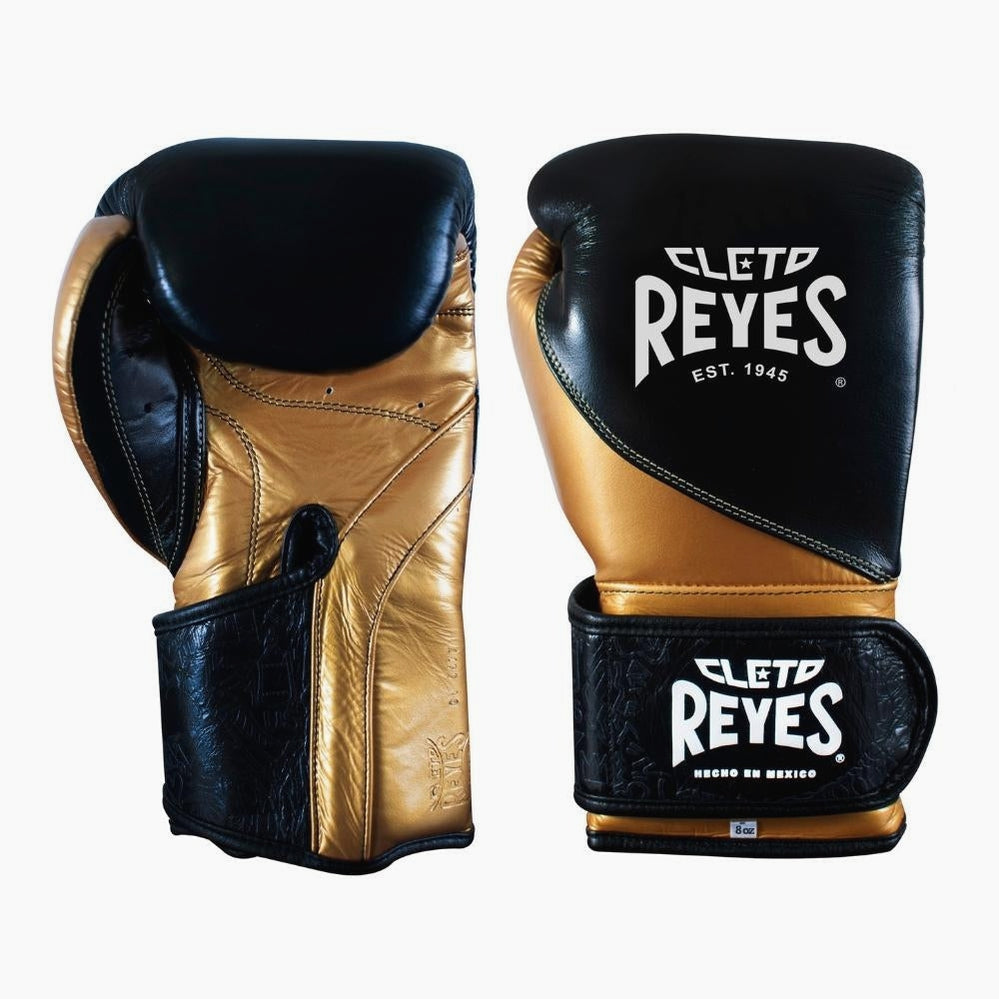 Boxing gloves Cleto Reyes High Precision Training CE7 Black-Gold
