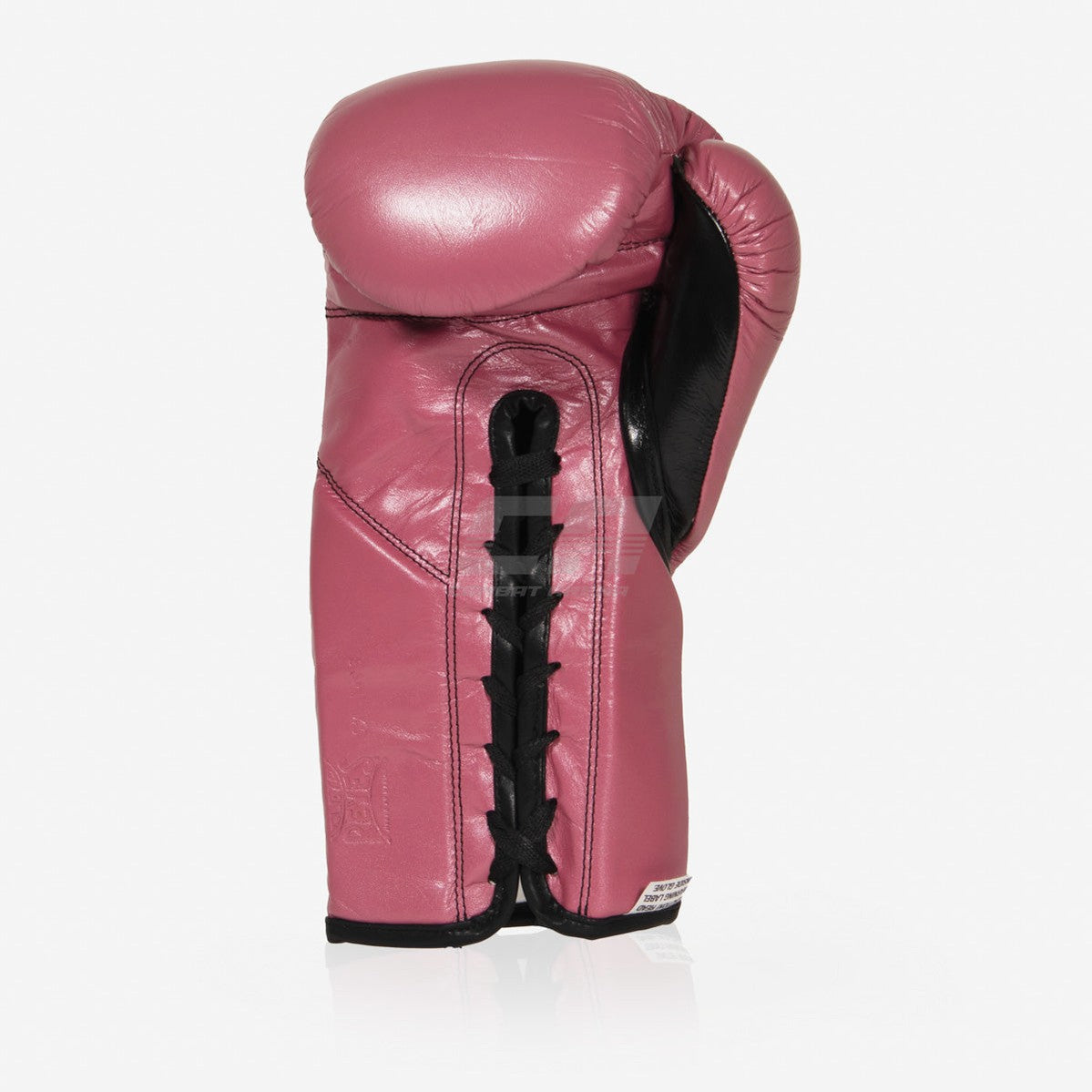 Boxing gloves Cleto Reyes Professional CB2 Pink-black with laces