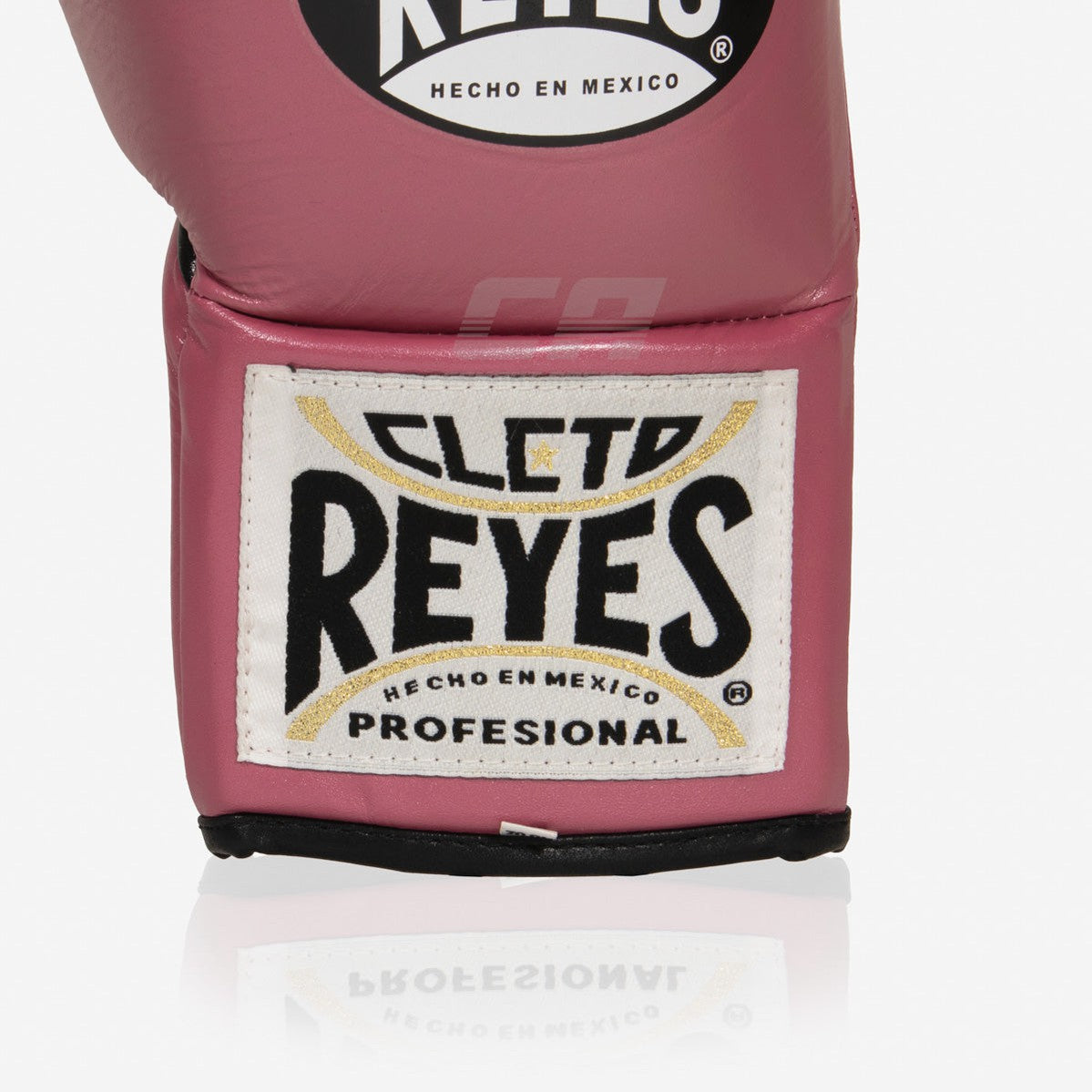 Boxing gloves Cleto Reyes Professional CB2 Pink-black with laces
