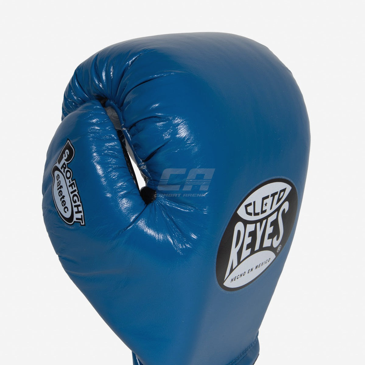 Boxing gloves Cleto Reyes Safetec CB4 Blue-black with laces