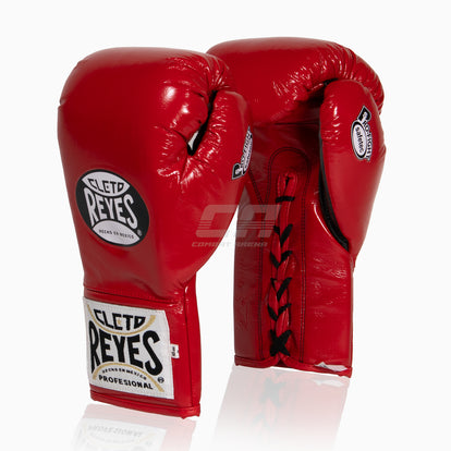 Boxing gloves Cleto Reyes Safetec CB4 Red-black with laces
