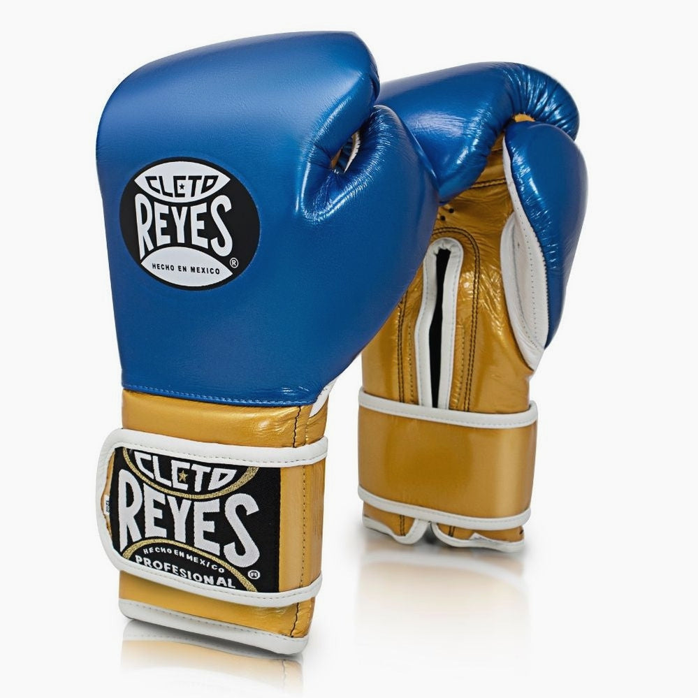 Guantoni Cleto Reyes Sparring CE6 Blu Zaffiro Oro