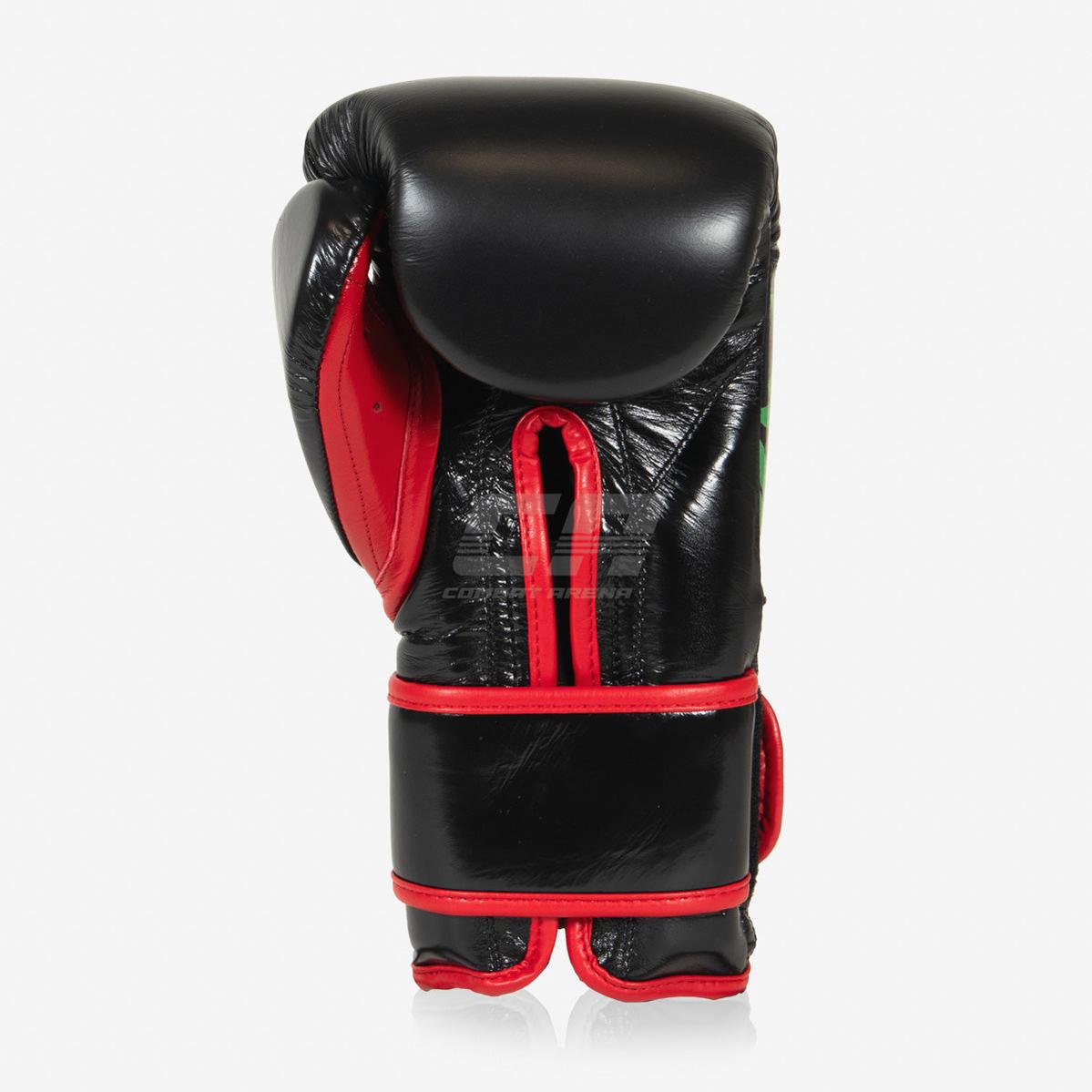 Boxing gloves Cleto Reyes Sparring CE6 Black red Mexican – Combat