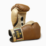 Guantoni Di Nardo con lacci 12 Oz Marrone Beige-Combat Arena