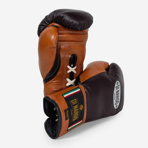 Boxing gloves Di Nardo with Laces 14 Oz Burgundy-cognac-Combat Arena