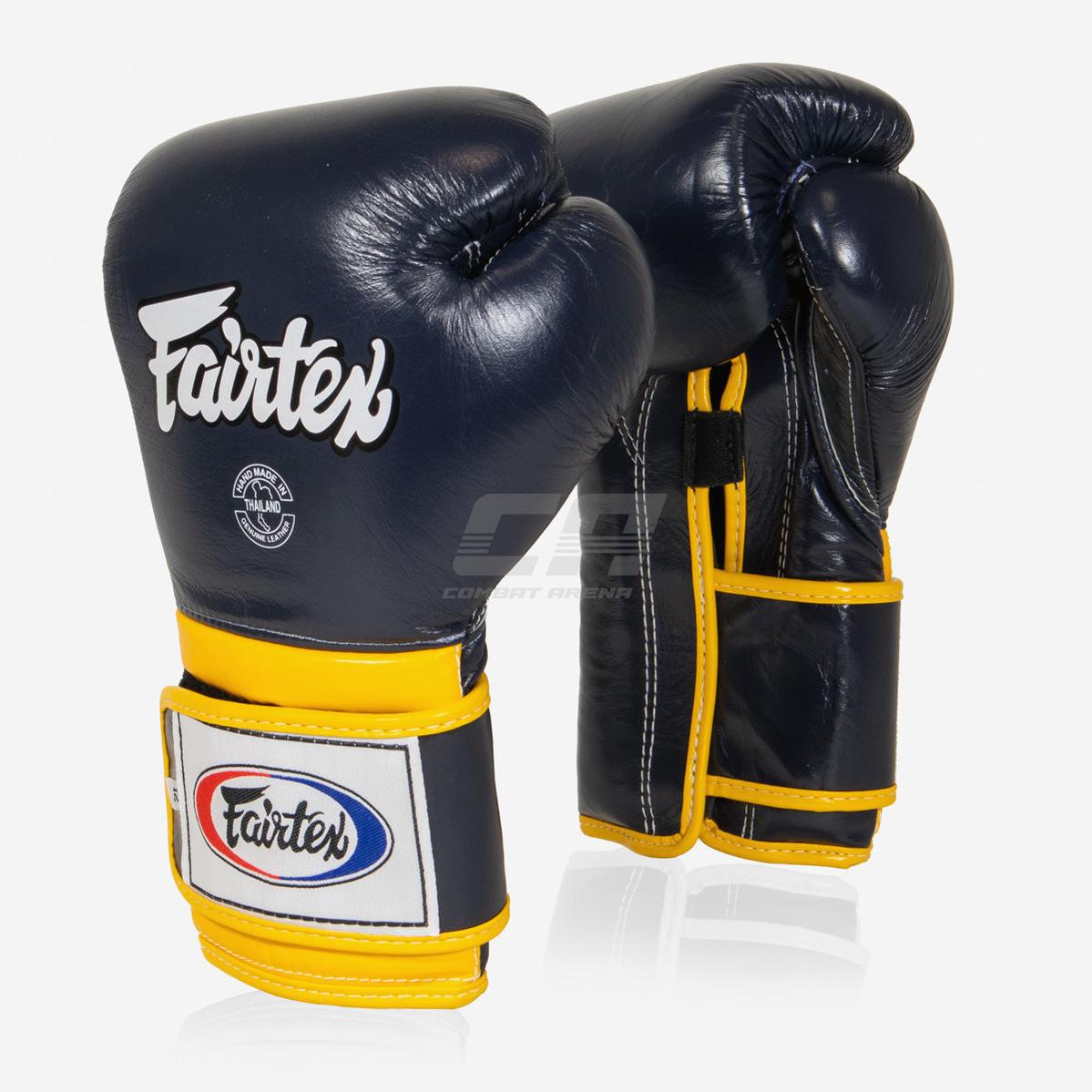 Boxing gloves Fairtex Mexican Style BGV9 Blue-blue-yellow – Combat