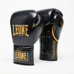 Guantoni Leone GOAT GN103L con lacci Nero-Combat Arena
