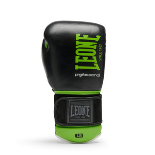 Boxing gloves Leone Professional 2 GN115C Green 10 Oz 