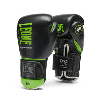 Boxing gloves Leone Professional 2 GN115C Green 10 Oz 