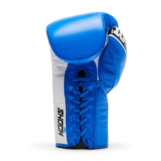 Boxing gloves Leone Shock Pro with laces GN057L Blue 