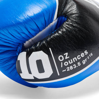 Boxing gloves Leone Shock Pro with laces GN057L Blue 