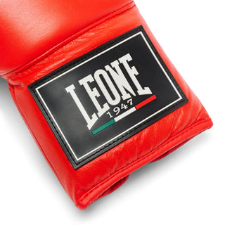 Boxing gloves Leone Shock Pro with laces GN057L Red 