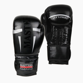 Boxing gloves Masters WAKO 10 Oz Black-Combat Arena