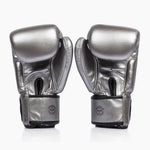 Thai boxing gloves Fairtex BGV1C-Plus Gun Metallic-Combat Arena