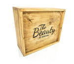 Thai boxing gloves Fairtex BGV24 The Beauty of Survival with wooden box