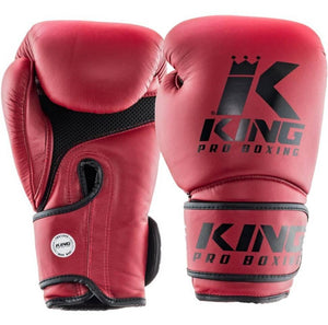 Guantoni Muay Thai King Star 3 Mesh Rosso