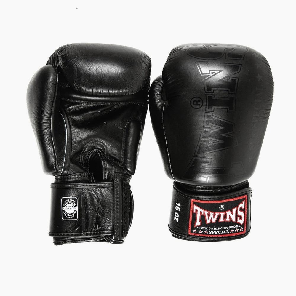 Thai boxing gloves Twins Special BGVL 8 Core Black - Boxing gloves