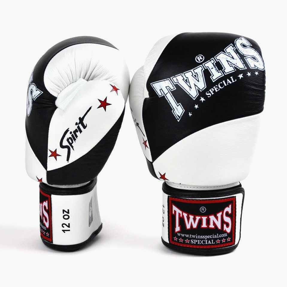 Guantoni Muay Thai Twins Special BGVL10 Nero-bianco