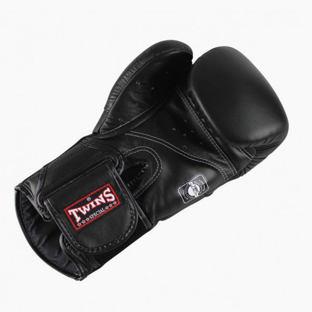 Thai boxing gloves Twins Special BGVL6 black-black – Combat Arena