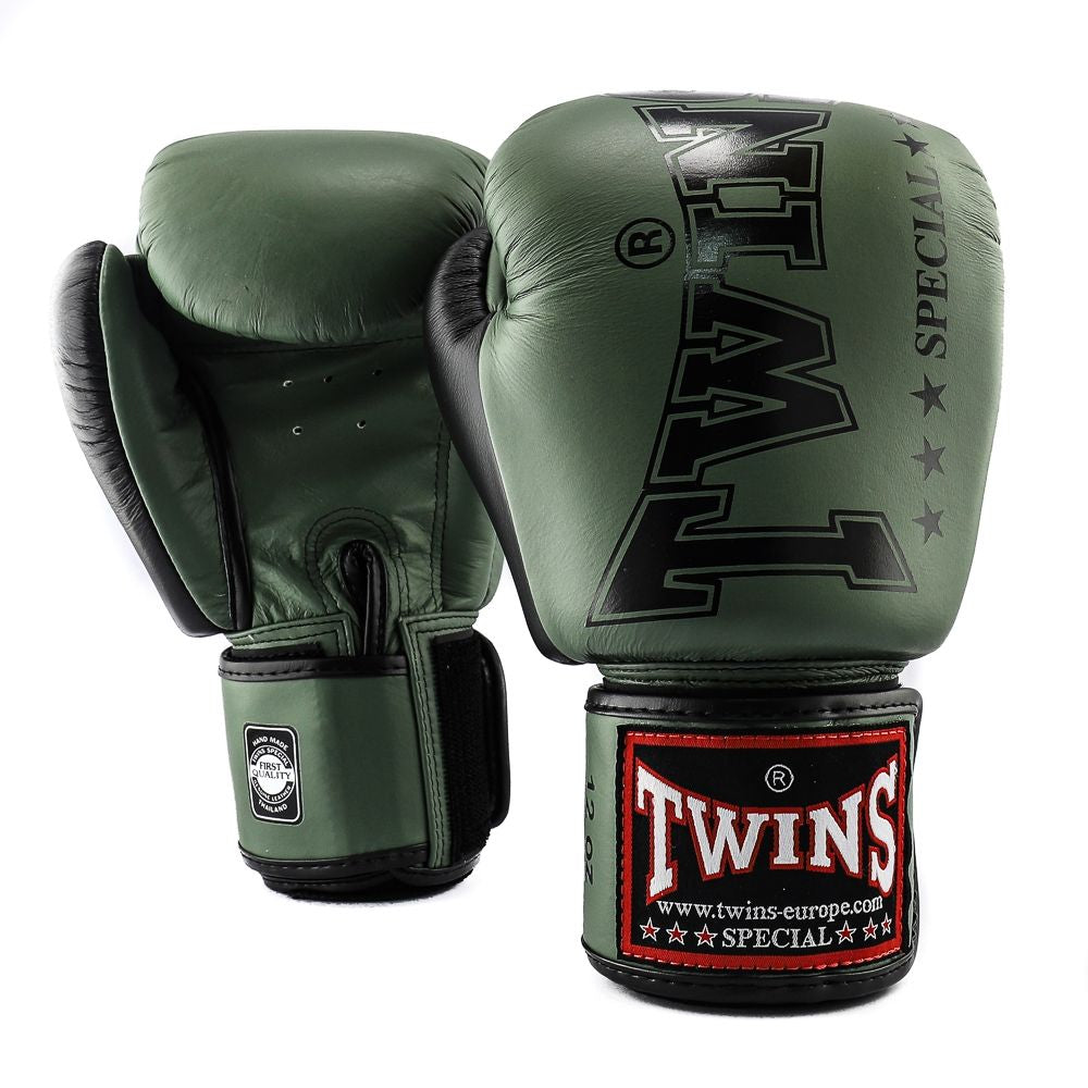 Muay Thai gloves Twins Special BGVL8 Green – Combat Arena