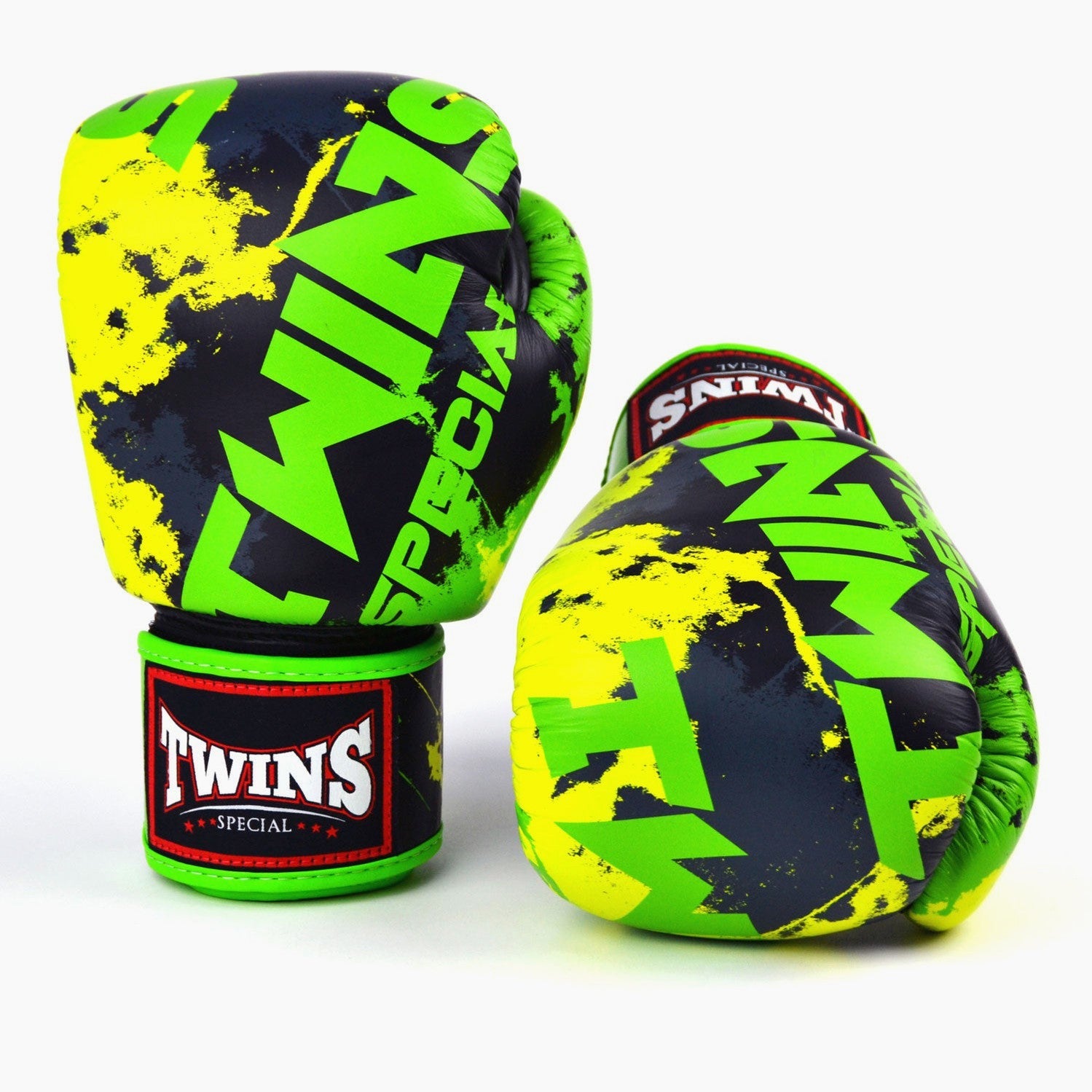 Thai boxing gloves Twins Special FBGVL3 Candy Green – Combat Arena