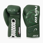 Boxing gloves Rival RFX Guerrero Pro Fight HDE-F Green-Combat Arena