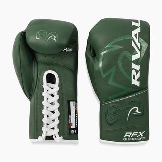 Boxing gloves Rival RFX Guerrero Pro Fight HDE-F Green-Combat Arena