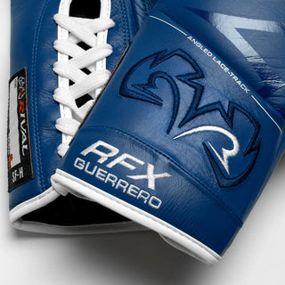 Boxing gloves Rival RFX Guerrero Pro Fight SF-H Blue 10 Oz-Combat Arena