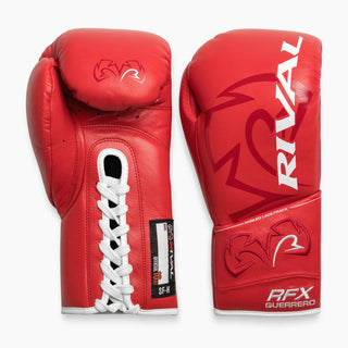 Boxing gloves Rival RFX Guerrero Pro Fight SF-H Red 10 Oz-Combat Arena