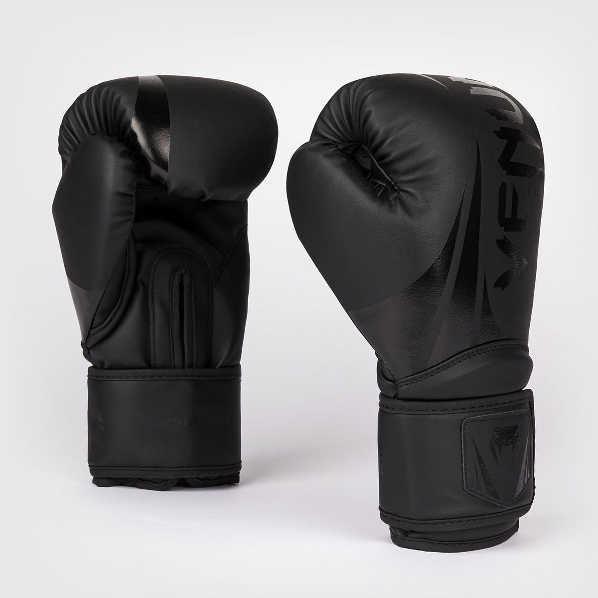 Venum Challenger 2.0 Hook And Loop Boxing Gloves – Black/Black, Bag Gloves For Adults
