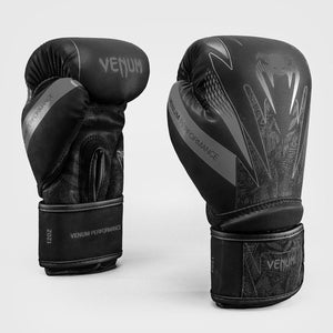 Boxing gloves Venum Impact Amazonia Reborn Black-grey-Combat Arena