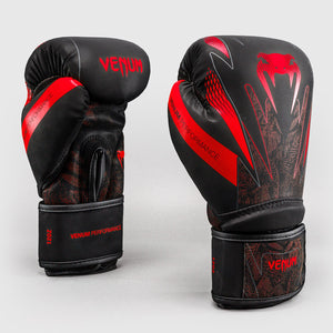 Boxing gloves Venum Impact Amazonia Reborn Black-red-Combat Arena