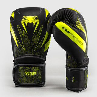 Boxing gloves Venum Impact Amazonia Reborn Black-green-Combat Arena