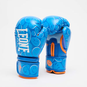Kids boxing gloves Leone Bubbly GN409J 6 Oz Light Blue-Combat Arena