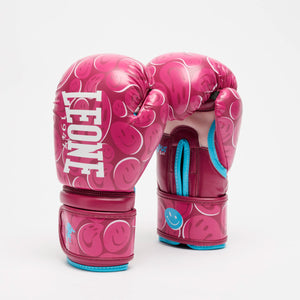 Kids boxing gloves Leone Bubbly GN409J 6 Oz Fuchsia-Combat Arena
