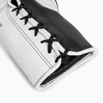 Boxing gloves Adidas Hybrid 500 For against Laces Black-white 