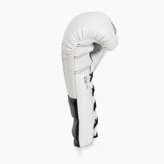 Boxing gloves Adidas Hybrid 500 For against Laces Black-white 