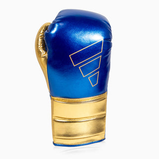 Boxing gloves Adidas Hybrid 500 Pro with Laces Blue-gold 