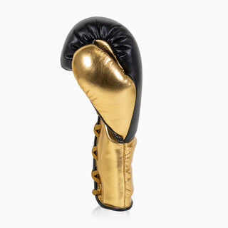 Boxing gloves Adidas Hybrid 500 Pro with Laces Black-gold 
