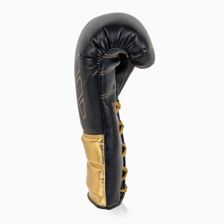 Boxing gloves Adidas Hybrid 500 Pro with Laces Black-gold 