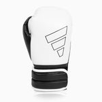 Boxing gloves Adidas Hybrid 500 Pros and cons Velcro Black-white 