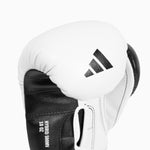 Boxing gloves Adidas Hybrid 500 Pros and cons Velcro Black-white 