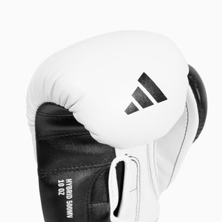 Boxing gloves Adidas Hybrid 500 Pros and cons Velcro Black-white 