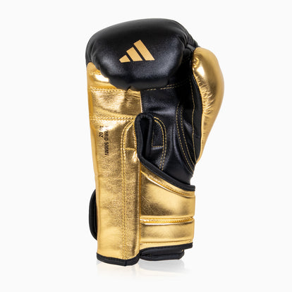 adidas boxing handschuhe Boxing gloves Adidas Hybrid 500 Pro with Velcro Black-gold