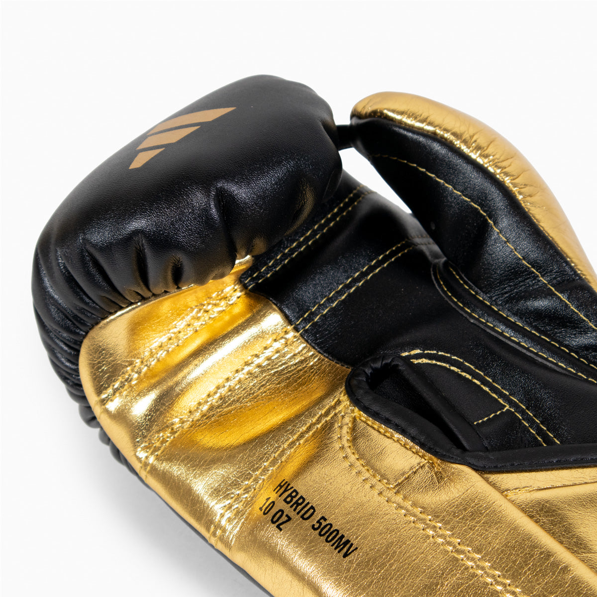 Boxing gloves Adidas Hybrid 500 Pro with Velcro Black-gold