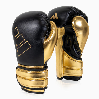 adidas mma handschuhe Boxing gloves Adidas Hybrid 500 Pro with Velcro Black-gold